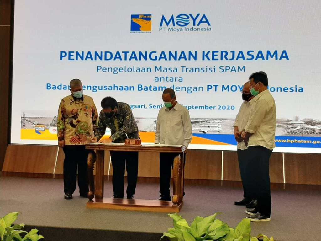 Bp Batam Moya Indonesia Mou Air Bersih Ok