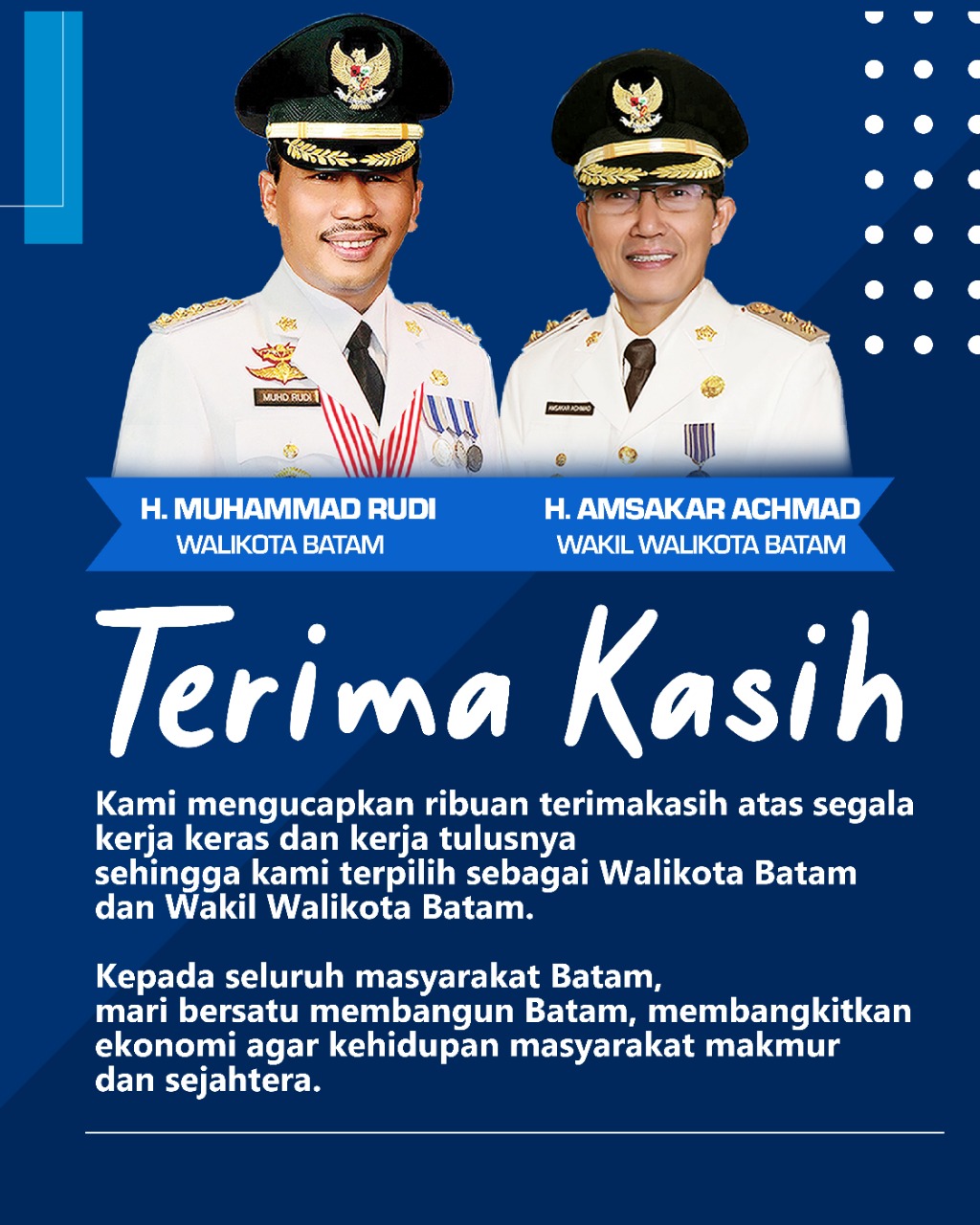 Pilkada Telah Selesai Mari Bersatu