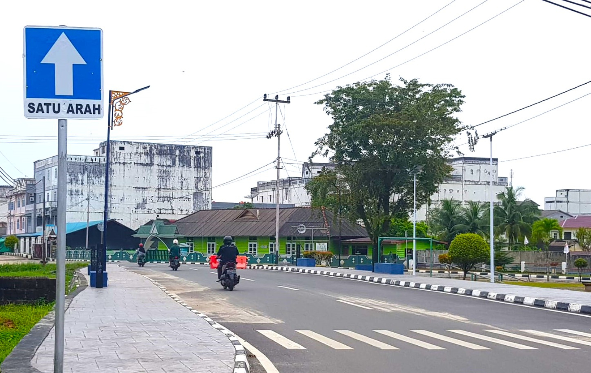 Trotoar Jalan Di Dabo Singkep