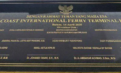 2025 04 14 pelabuhan internasional gold coast di bengkong diresmikan hari ini dihadiri sejumlah tokoh nasional