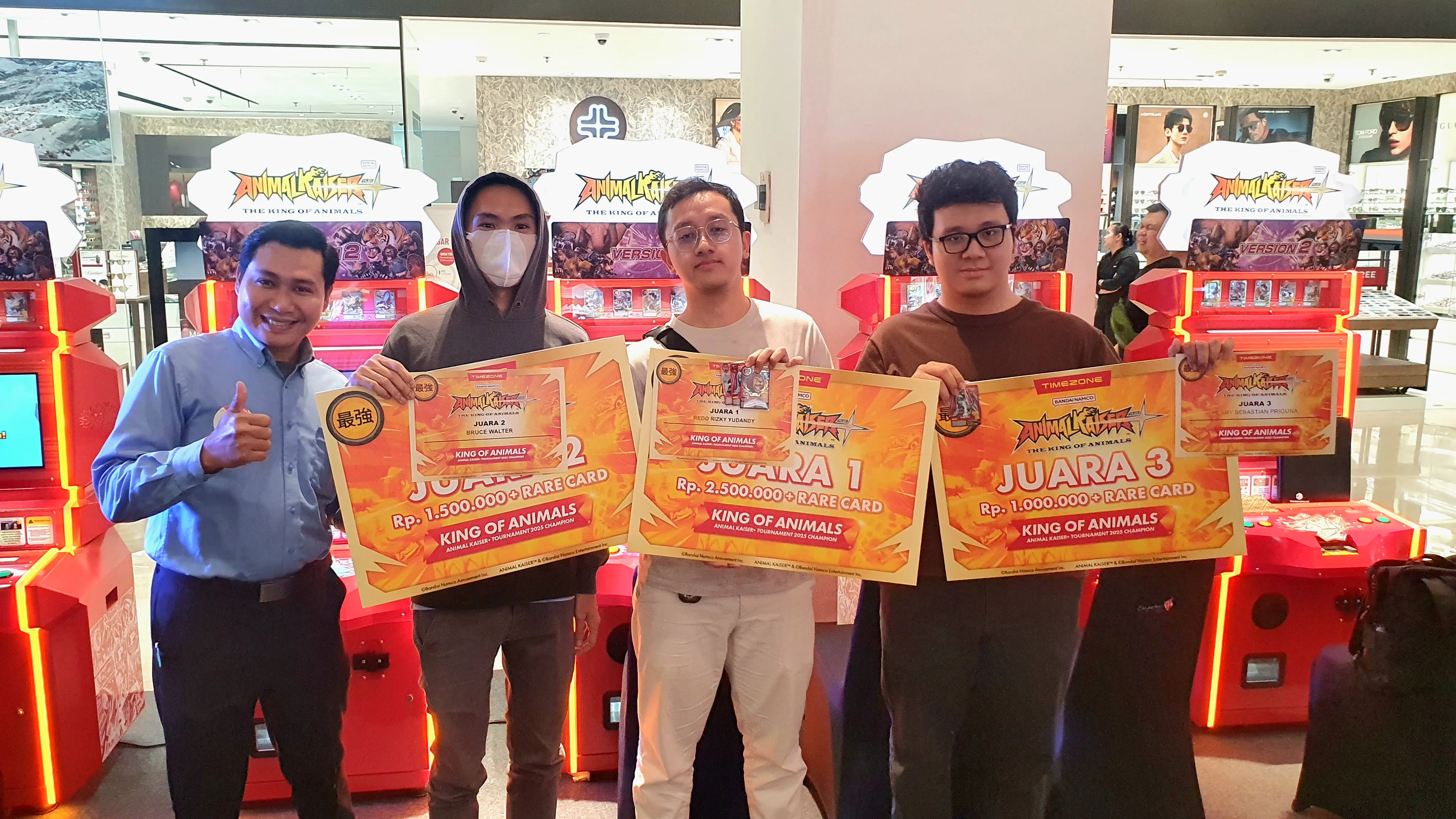 Pemenang animal kaiser tournament minggu 1