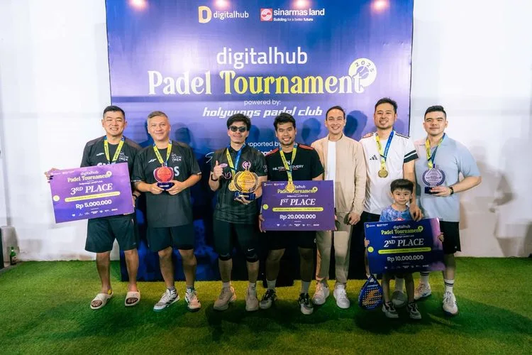 Medium Foto 1 Sinar Mas Land Melalui Digital Hub Berkolaborasi dengan Holywings Group Sukses Gelar Turnamen Padel di BSD City