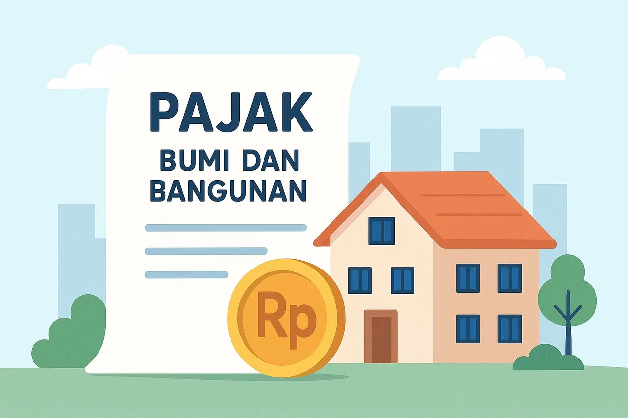 Ilustrasi pajak bumi dan bangunan pbb foto chatgpt skpy4 bkf7